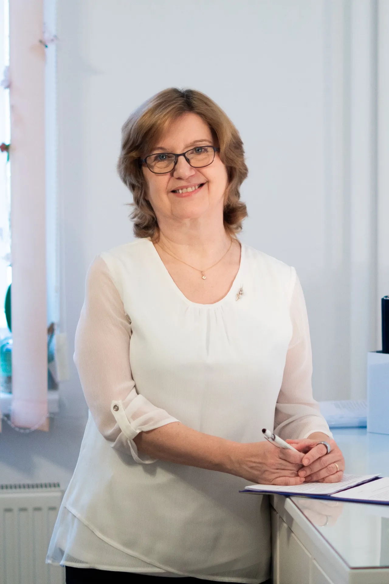 Dr. Daniela Mariș în cabinetul Echo Med